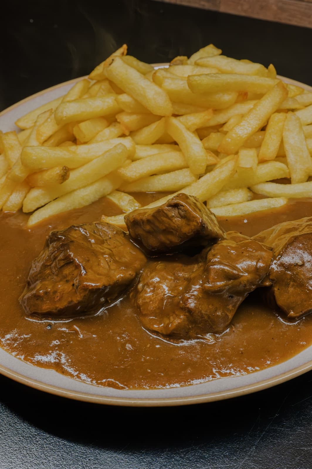 Frieten met een warme huisbereiding